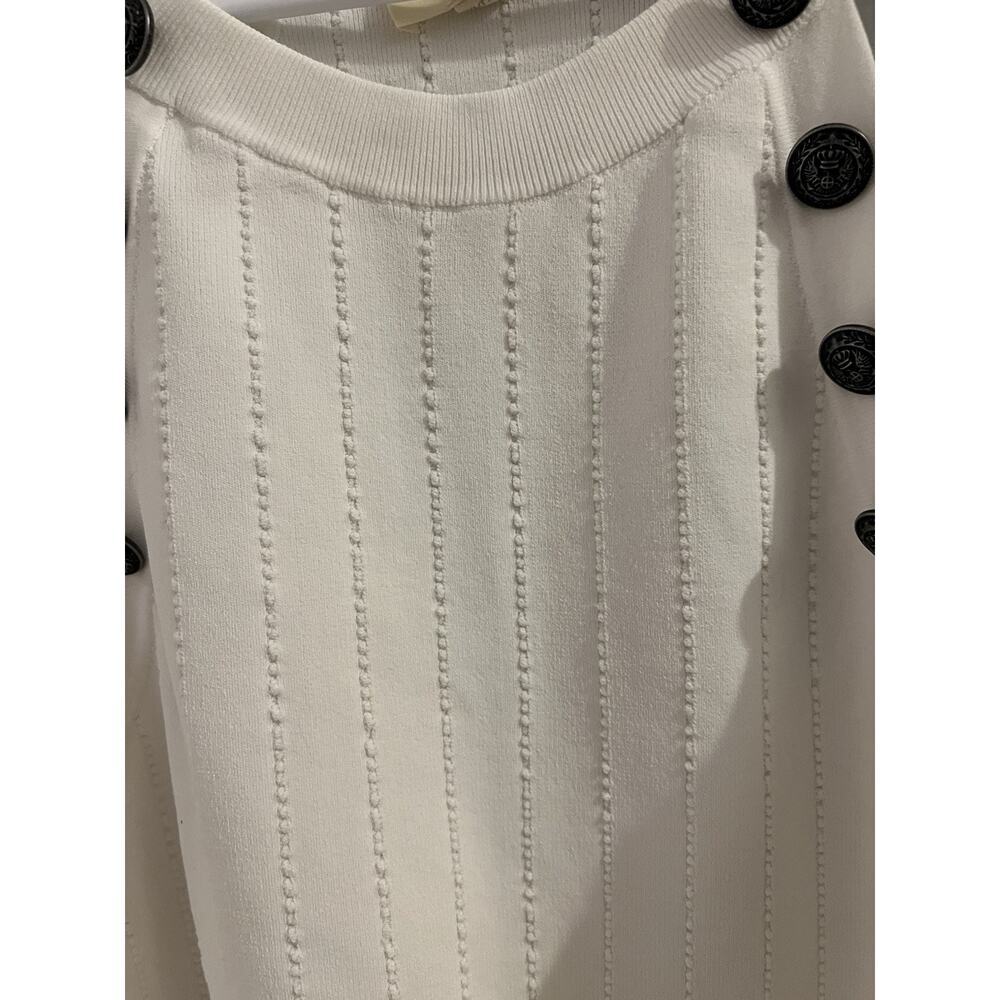 L’agence Cream Rosemary High neck Button Tank Sz Xxl may run small - Picture 4 of 9